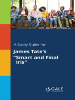 A Study Guide for James Tate's "Smart and Final Iris"