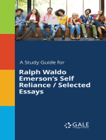 A Study Guide for Ralph Waldo Emerson's Self Reliance / Selected Essays