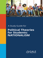 A Study Guide for Political Theories for Students: NATIONALISM