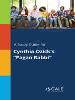 A Study Guide for Cynthia Ozick's "Pagan Rabbi"