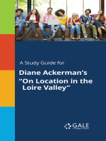 A Study Guide for Diane Ackerman's "On Location in the Loire Valley"