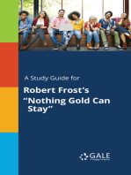 A Study Guide for Robert Frost's "Nothing Gold Can Stay"