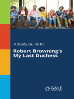 A Study Guide for Robert Browning's My Last Duchess