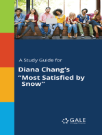 A Study Guide for Diana Chang's "Most Satisfied by Snow"