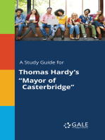 A Study Guide for Thomas Hardy's "Mayor of Casterbridge"