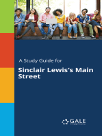 A Study Guide for Sinclair Lewis's Main Street