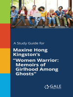 A Study Guide for Maxine Hong Kingston's "Women Warrior: Memoirs of Girlhood Among Ghosts"