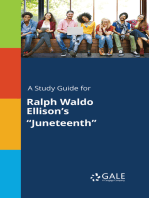 A Study Guide for Ralph Waldo Ellison's "Juneteenth"