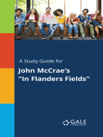 A Study Guide for John McCrae's "In Flanders Fields"