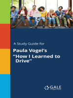 A Study Guide for Paula Vogel's "How I Learned to Drive"