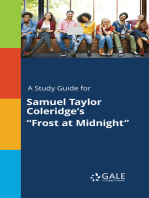 A Study Guide for Samuel Taylor Coleridge's "Frost at Midnight"