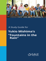 A Study Guide for Yukio Mishima's "Fountains in the Rain"