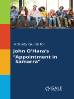 A Study Guide for John O'Hara's "Appointment in Samarra"