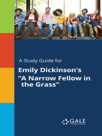A Study Guide for Emily Dickinson's "A Narrow Fellow in the Grass"