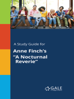 A Study Guide for Anne Finch's "A Nocturnal Reverie"
