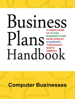 Business Plans Handbook: Computer Businesses