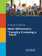 A Study Guide for Walt Whitman's "Cavalry Crossing a Ford"