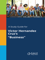 A Study Guide for Victor Hernandez Cruz's "Business"