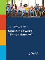 A Study Guide for Sinclair Lewis's "Elmer Gantry"