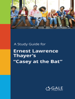 A Study Guide for Ernest Lawrence Thayer's "Casey at the Bat"