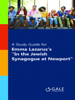 A Study Guide for Emma Lazarus's "In the Jewish Synagogue at Newport"