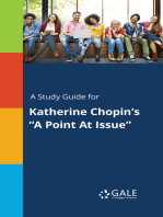 A Study Guide for Katherine Chopin's "A Point At Issue"