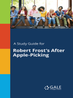 A Study Guide for Robert Frost's After Apple-Picking
