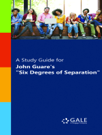 A Study Guide for John Guare's "Six Degrees of Separation" (1993, lit-to-film)