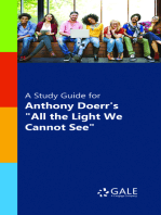 A Study Guide for Anthony Doerr's "All the Light We Cannot See"
