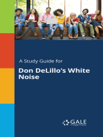 A Study Guide for Don DeLillo's White Noise