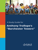 A Study Guide for Anthony Trollope's "Barchester Towers"