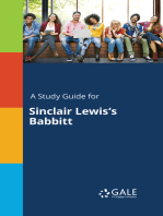 A Study Guide for Sinclair Lewis's Babbitt
