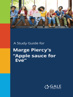 A Study Guide for Marge Piercy's "Apple sauce for Eve"