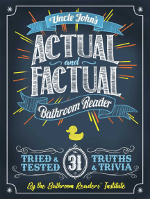 Uncle John S Actual And Factual Bathroom Reader By Bathroom Readers Institute Ebook