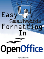 Easy Smashwords Formatting In OpenOffice