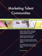 Marketing Talent Communities Standard Requirements