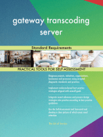 gateway transcoding server Standard Requirements