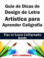Guia de Dicas de Design de Letra Artística para Aprender Caligrafia