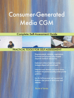 Consumer-Generated Media CGM Complete Self-Assessment Guide