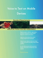 Voice to Text on Mobile Devices Standard Requirements
