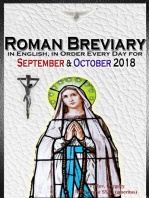The Roman Breviary: In English, in Order, Every Day for September & October 2018