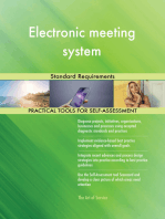 Electronic meeting system Standard Requirements