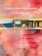 Crisis Incident Management C IM Software Standard Requirements