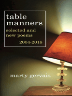 Table Manners: Selected &amp; New Poems 2004 - 2018