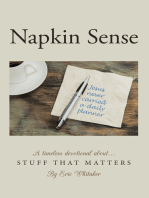 Napkin Sense: Stuff That Matters
