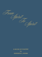 From Spirit to Spirit: A Book of Poetry