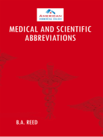 Medical and Scientific Abbreviations