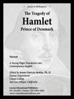 Hamlet Manual: A Facing-Pages Translation into Contemporary English