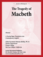 Macbeth Manual: A Facing-Pages Translation into Contemporary English