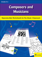 Composers and Musicians: Reproducible Worksheets for the Music Classroom